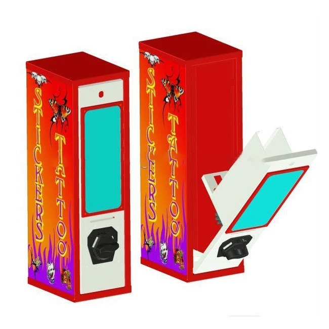 Mini Tattoo / Sticker / Card Coin Vending Machine