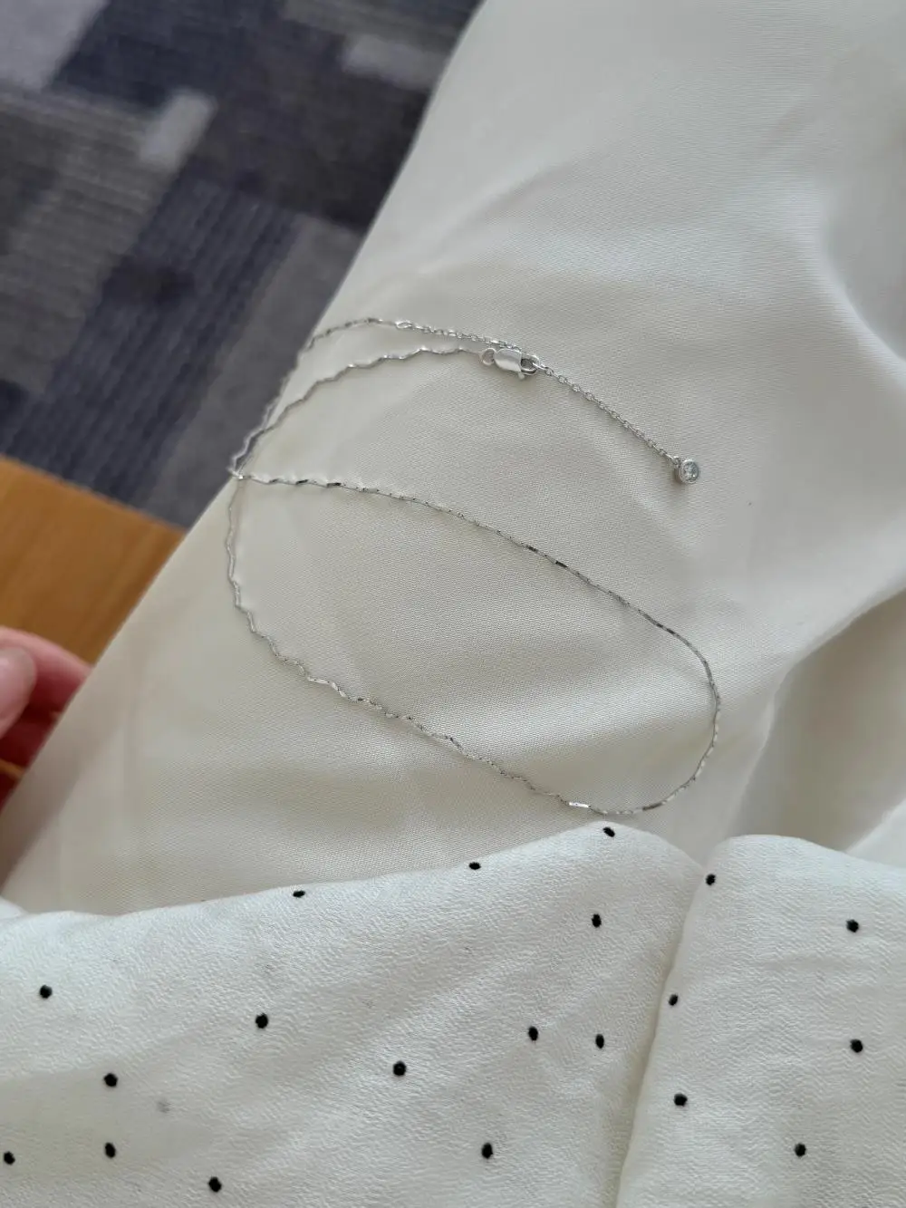 KAKODIY Daily Simple Fashion New Fine Jewelry 925 Sterling Silver Wave Chain Necklace for Women detail 10