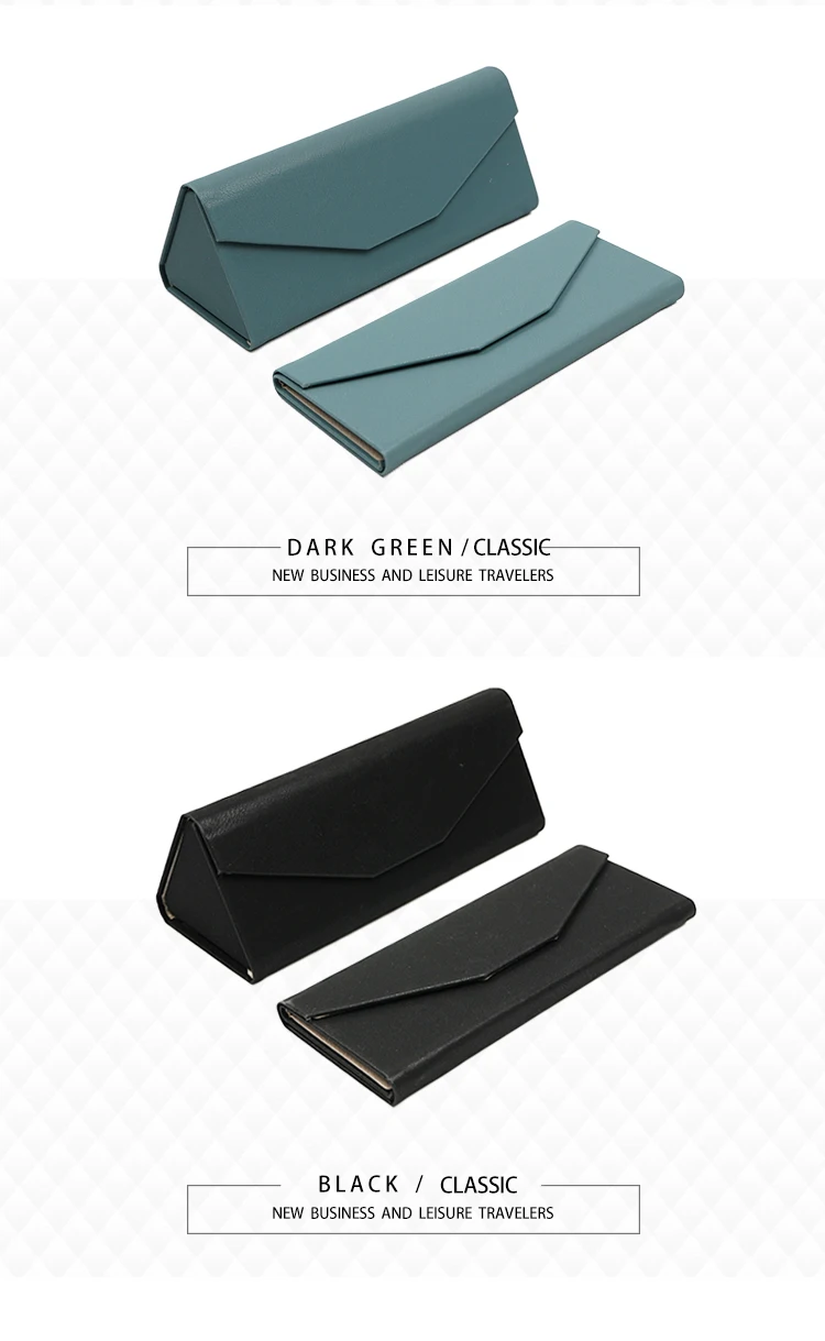 Fashion Folding Glasses case Fold Glasses Triangle Glasses case ...