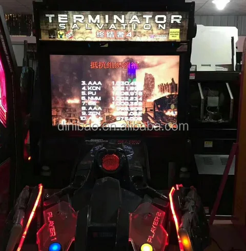 Arcade  Coin Operated Simulator Arcade Shooting Game Terminator Salvation Video Game Machine Equipment