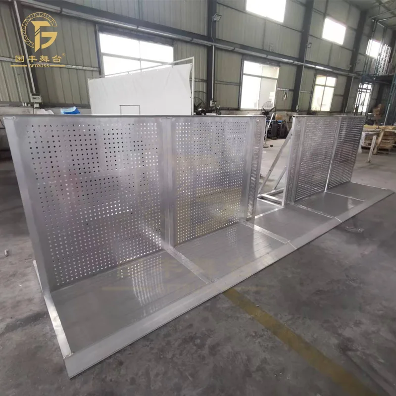 CE Certification Crowd Control Aluminum Barrier Mojo Stage Road Barrier for Concerts