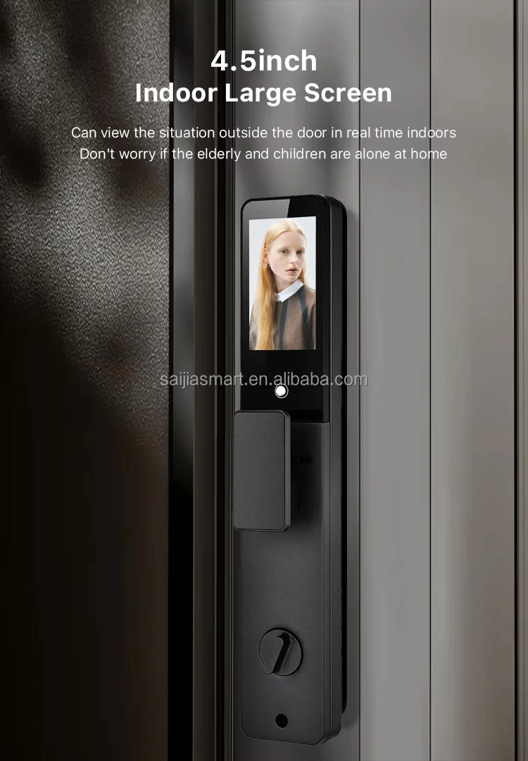 3D Secure Video Intercom with Fingerprint Face Recognition