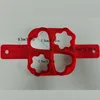 red-4-hole double heart double plum blossom