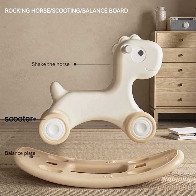 Portable in Kids' Scooters Fun Rocking Horse Toy
