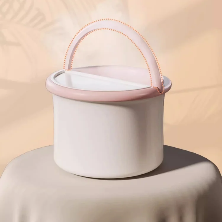 Ou Chao Portable Foldable Foot Bath Basin, Easy to Store, Factory-customized, Healthy Foot Bath Basin, with Foot Massage Rollers