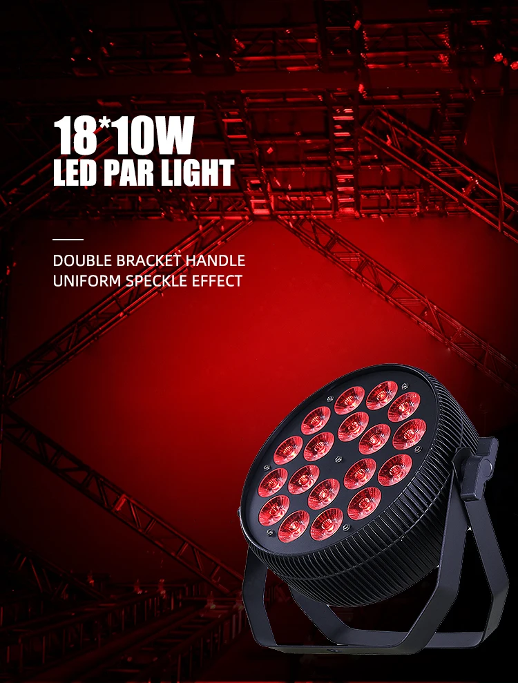 
 Дискотека, сценическое освещение для диджея, 18*10 Вт, цена DMX512, 4 в 1, RGBW, миниатюрный светодиодный светильник  