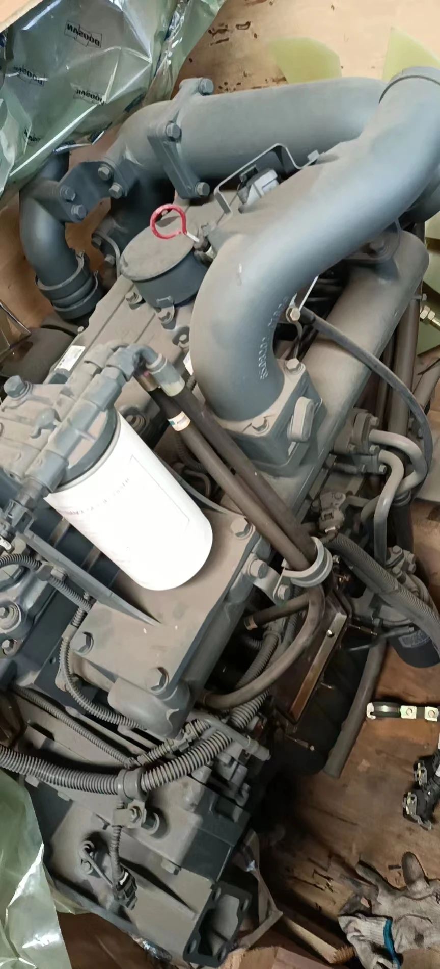 Лидер продаж DOOSAN DL06 115 кВт 6-цилиндровый 4-тактный дизельный двигатель с водяным охлаждением для сельскохозяйственной техники и экскаваторов по хорошей цене