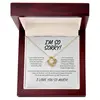 Card + Gold Necklace (LED Light Box)