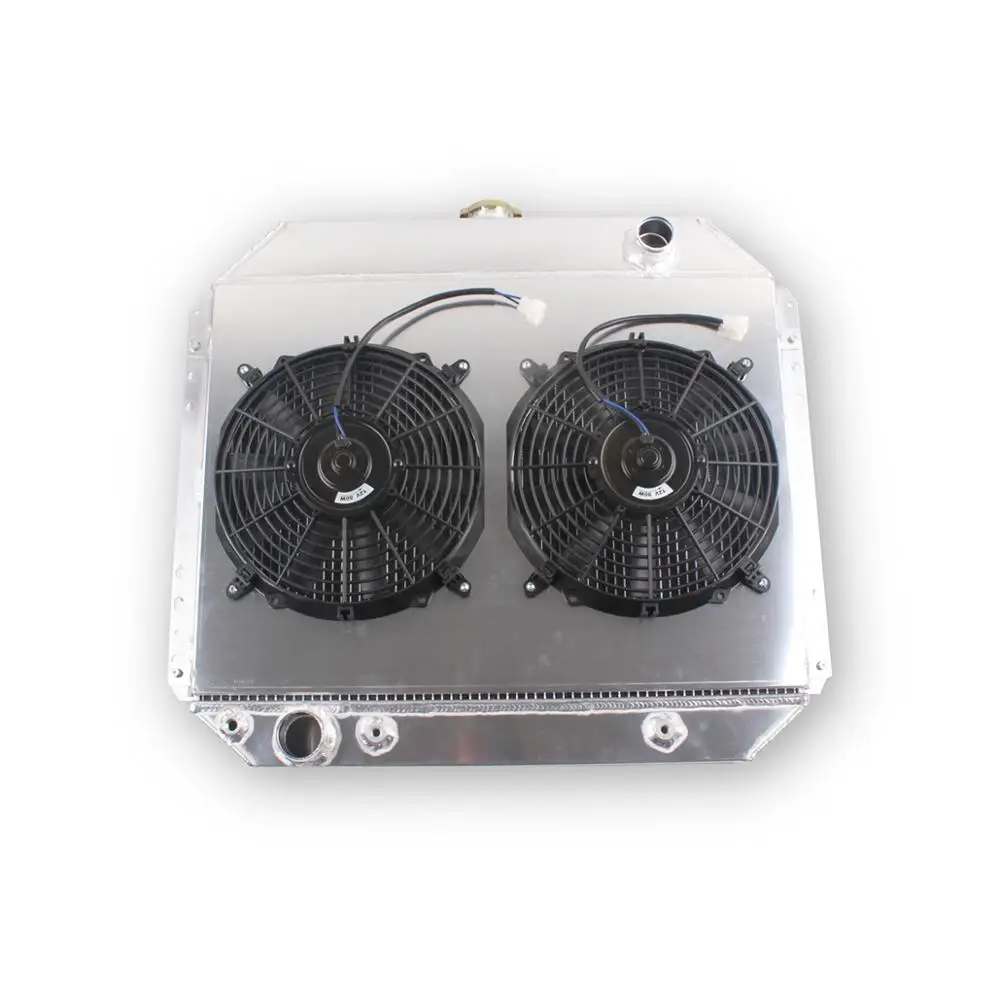 3 Rows Aluminium Radiator For Ford F100 F150 F250 F350 Pickup/bronco V8  1966-1979 Car With Fans Free - Buy Car Aluminium Radiator For Ford F100  F150 F250 F350