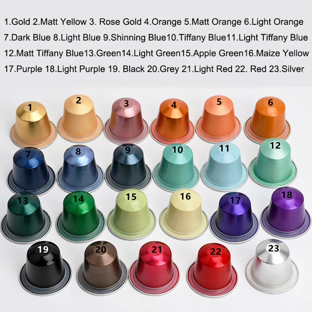 Nespresso capsules colours best sale