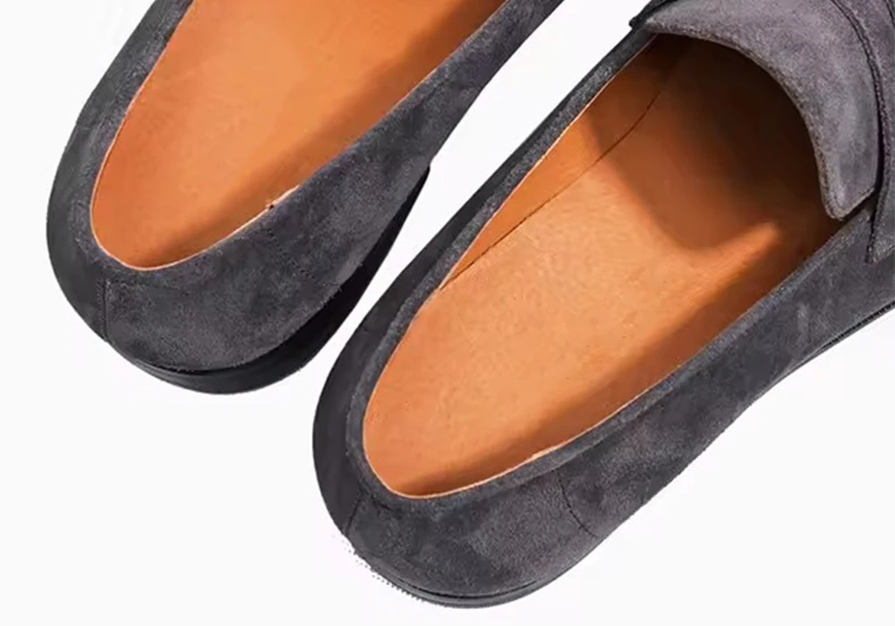 Men's Cow Suede Loafers - Durable, Stylish, and Comfortable