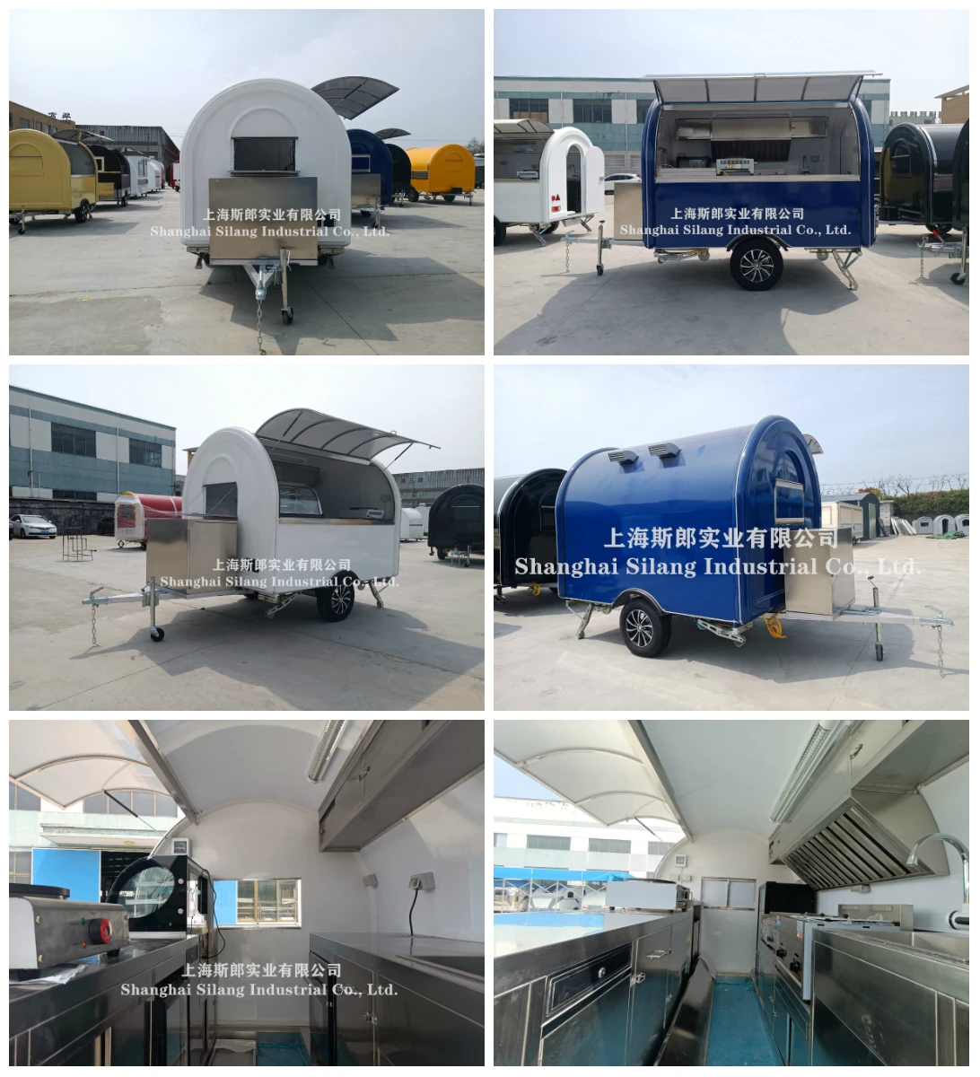 Mobile Food Kiosk Ice Cream Trucks Taco Cart Sweet Corn Shop Small Fast Food Trailer details