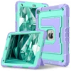 Purple + Mint Green