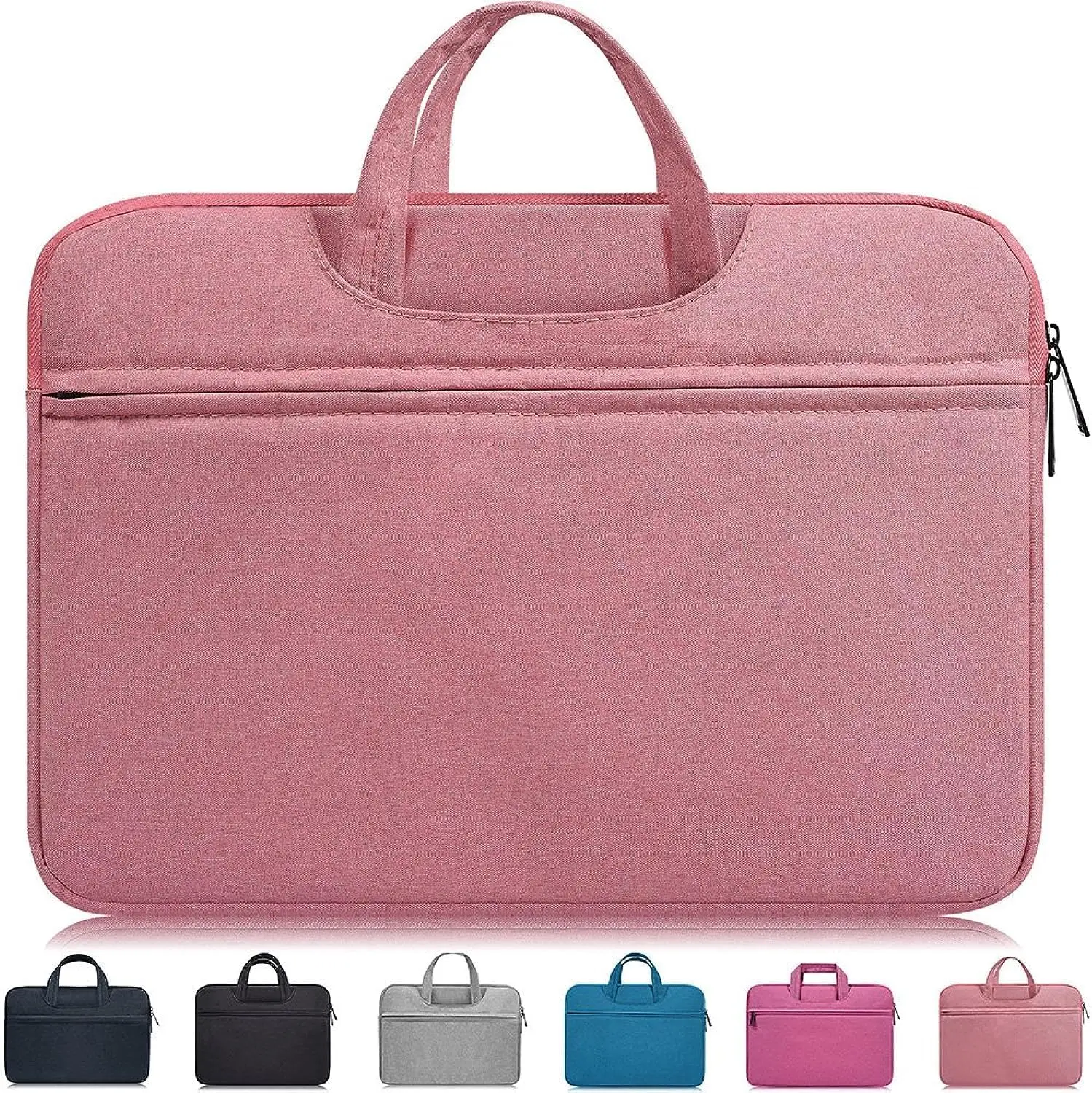 14-15 pulgadas portátil impermeable carcasa manga para Macbook Air Pro 14 15 16 pulgadas con mango y bolsillos de revestimiento duradero bolso portátil