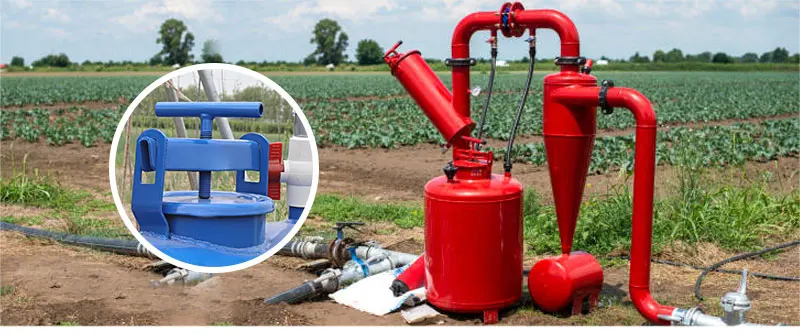 Yibiyuan Model 16 Metallic Agriculture Machine Disk Water Filter Fertigation Sand Filter Farm Irrigation System Drip Irrigation H66fb9492bc2d4763bc668e6440a1aa51a