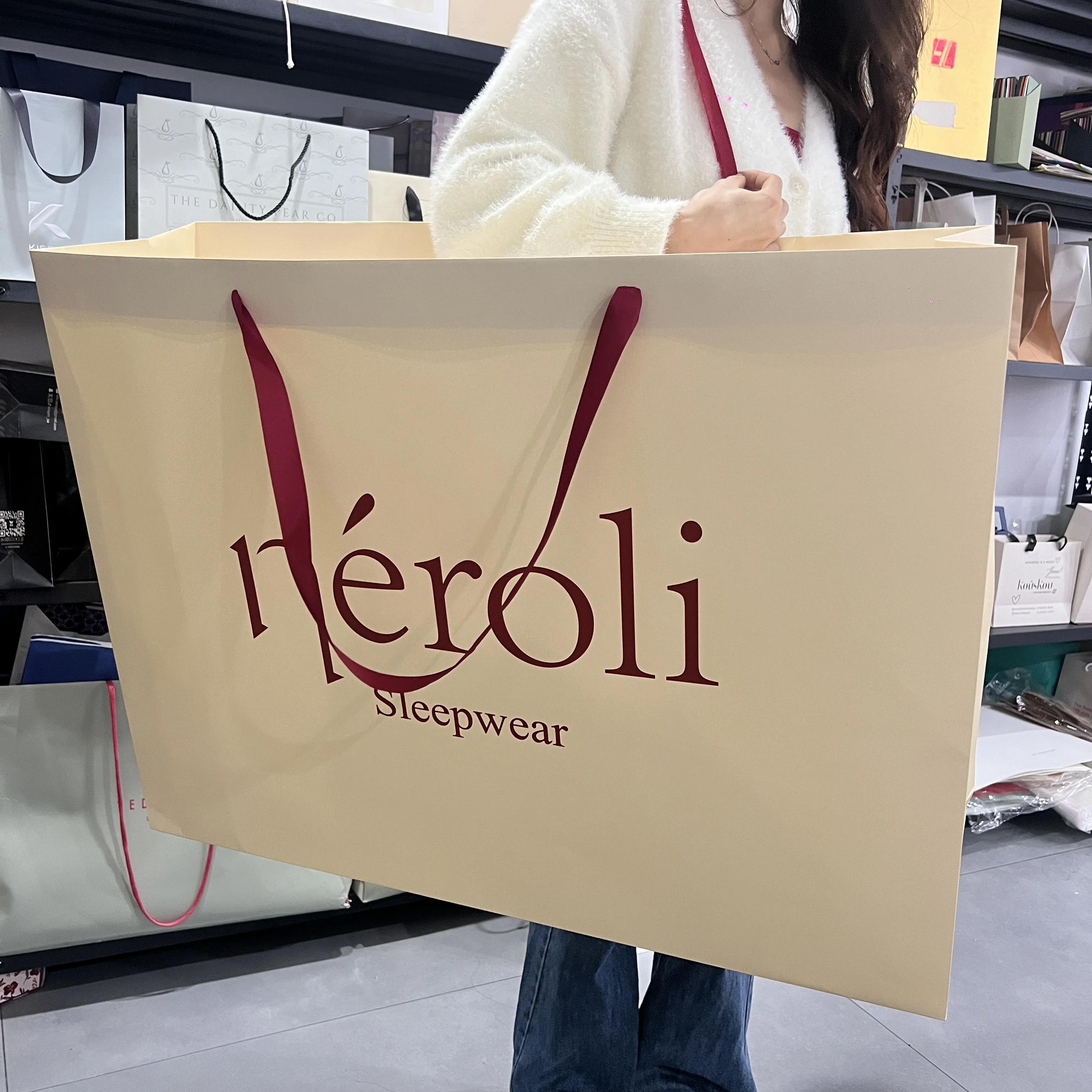 Giant Paper Bag Customized Customized Large Tote Gift Bag