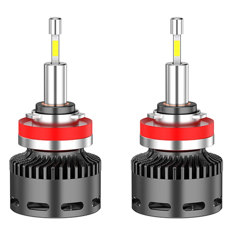 M8 Plus 4 Side LED Chips 360 Lighting 12V Car LED Bulb H4 H7 H11 LED Headlight 9012 Hb3 Hb4 110W H11 H7 H4 LED Bulb