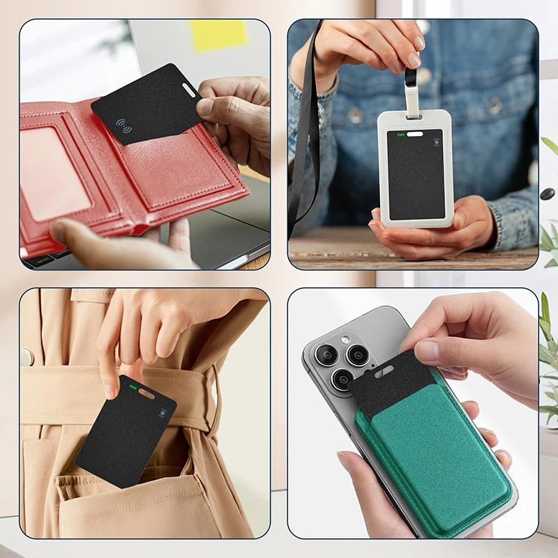 Factory Direct Sale GPS Tracker Smart Card Finder Wallet Keys Pet Tracker NFC Function Find My Tag Pet Locator for Iphone IPad