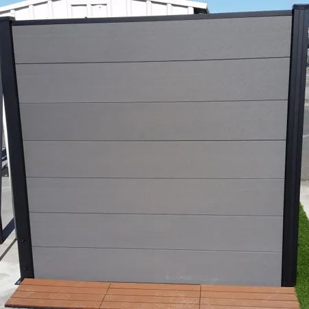 Quite Popular Wpc Fence Easy to Install Good Privacy Fencing Outdoor Garden Fence