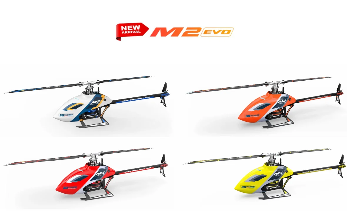 Omphobby New Arrival M2 Evo Stronger Rc Helicopters Dual Brushless