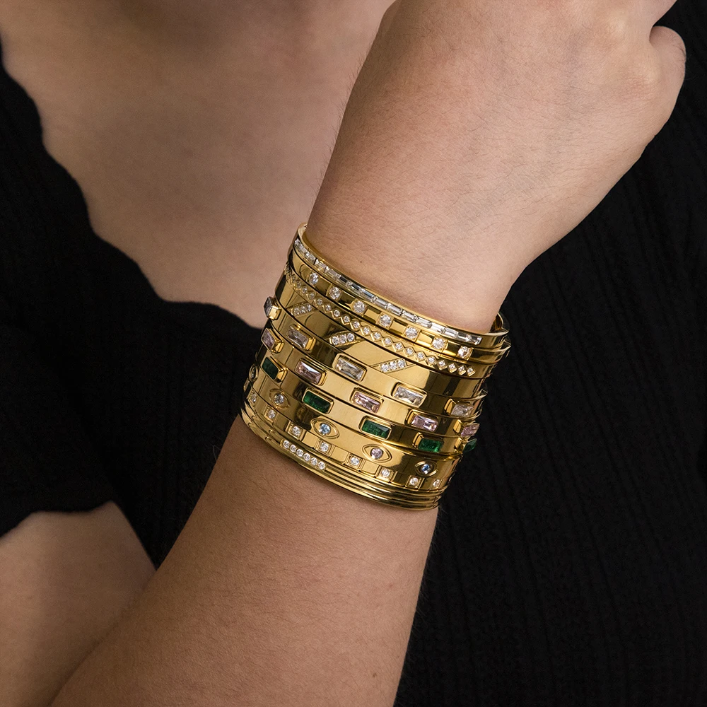LA FERANI Luxury Magnetic Bracelet - 316L Stainless Steel Chain Bangle In Silver/Gold - Unisex 21cm 7 thumbnail image