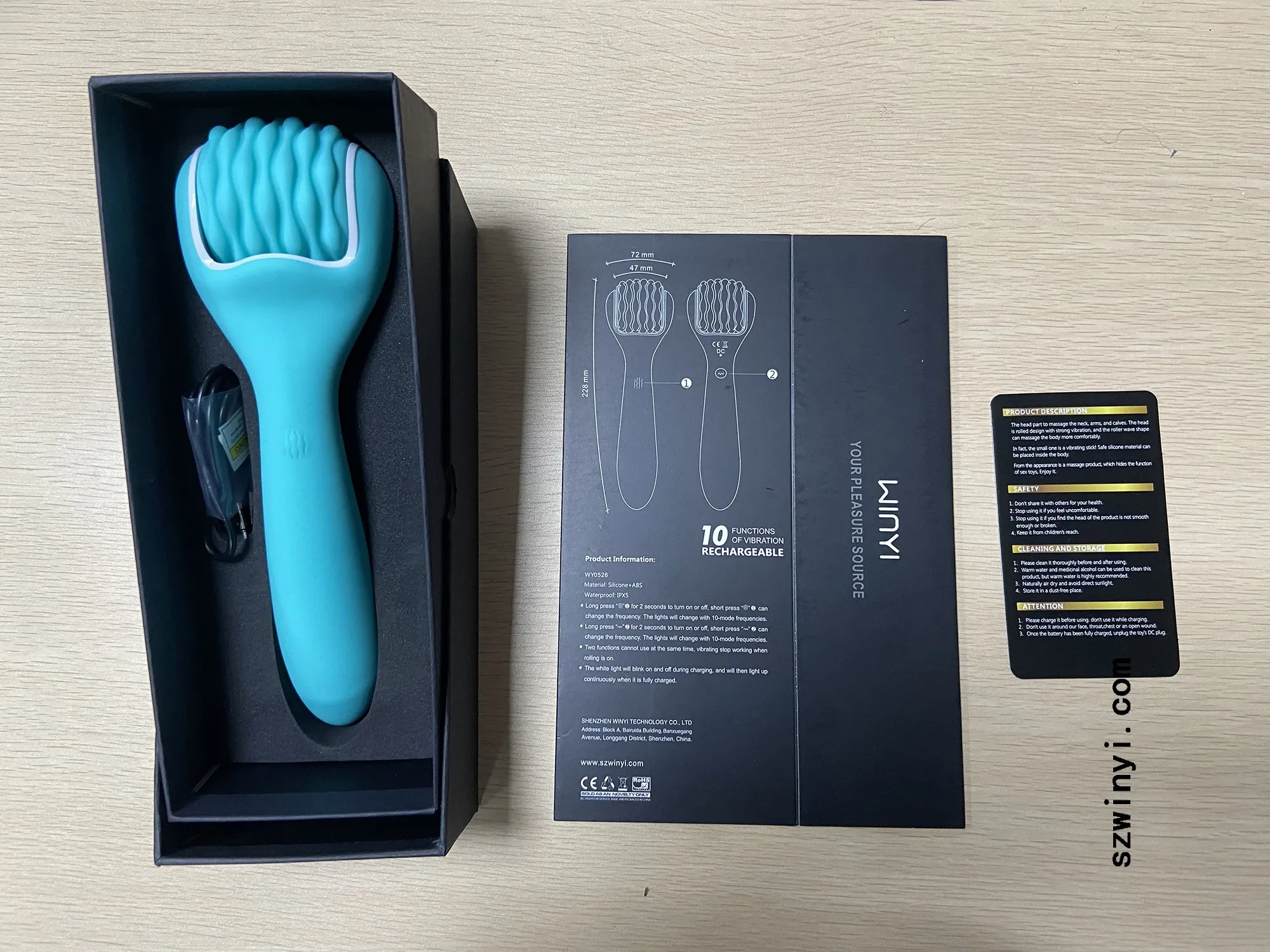 Silicone Powerful Toy Adult Sex Back Neck AV Wand Cordless Body Personal Massager Vibrator