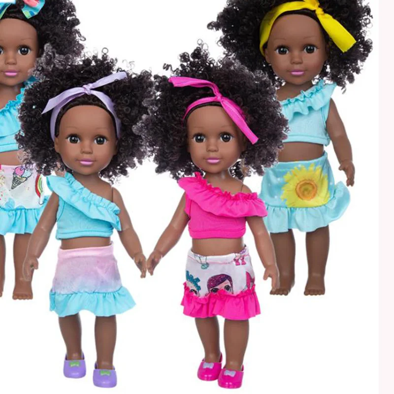 Solhui卸売シリコンビニール14インチ人形ホット販売アメリカアフロ髪アフリカ人形黒赤ちゃん人形子供用 Buy シリコンリボーンベビードール人形販売のため ベビードール髪 黒リボーンベビードール Product On Alibaba Com