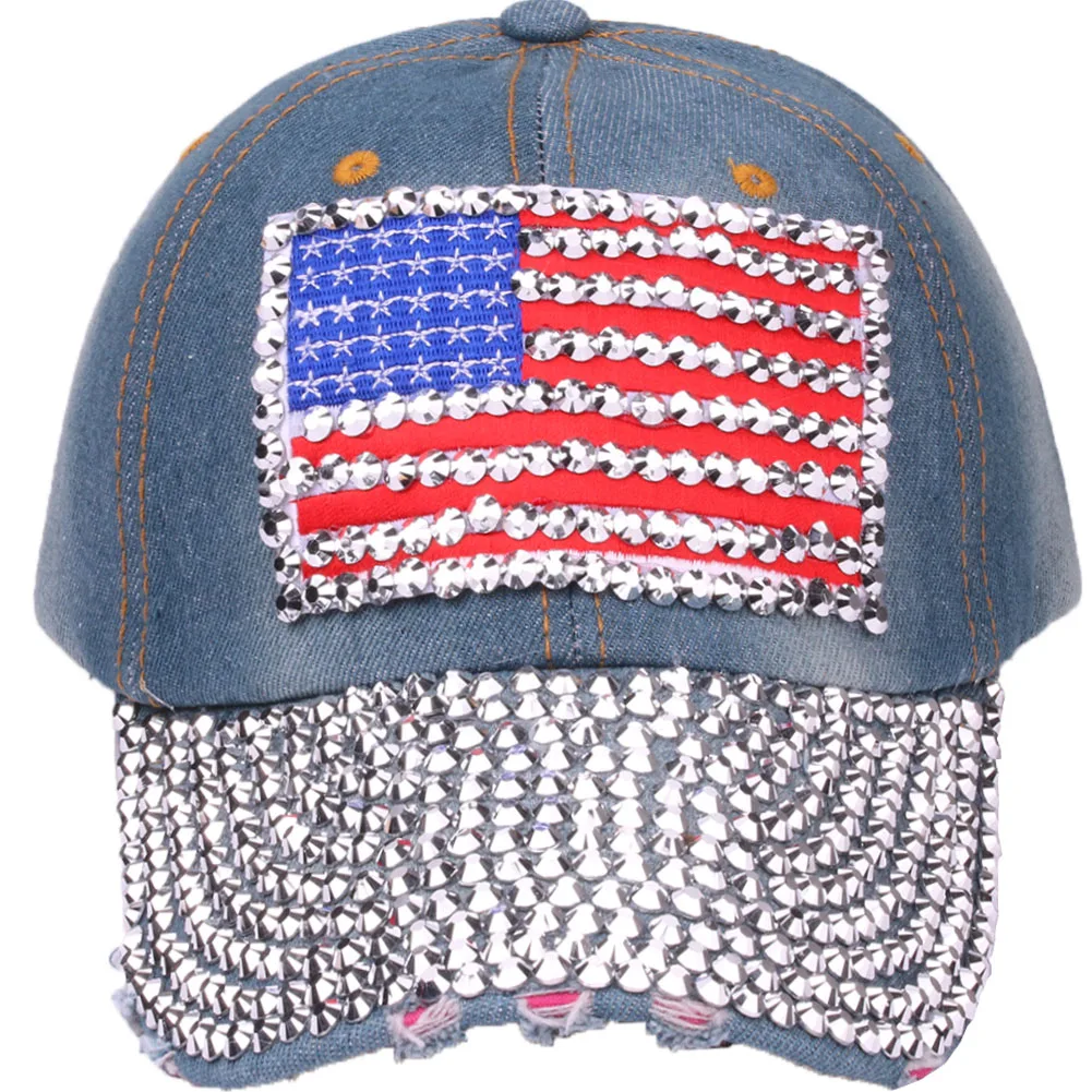 Henreal Patriotic Sequin Hat 4th of July Hat for Men Women Memorial Day  Party Supplies American Jazz Hat