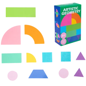 Matching Game Puzzle Sorting Toy Puzzle Box Connecting Blocks Wooden Toy Kindergarten Geometric Shapes Children Wooden IQ Puzzle