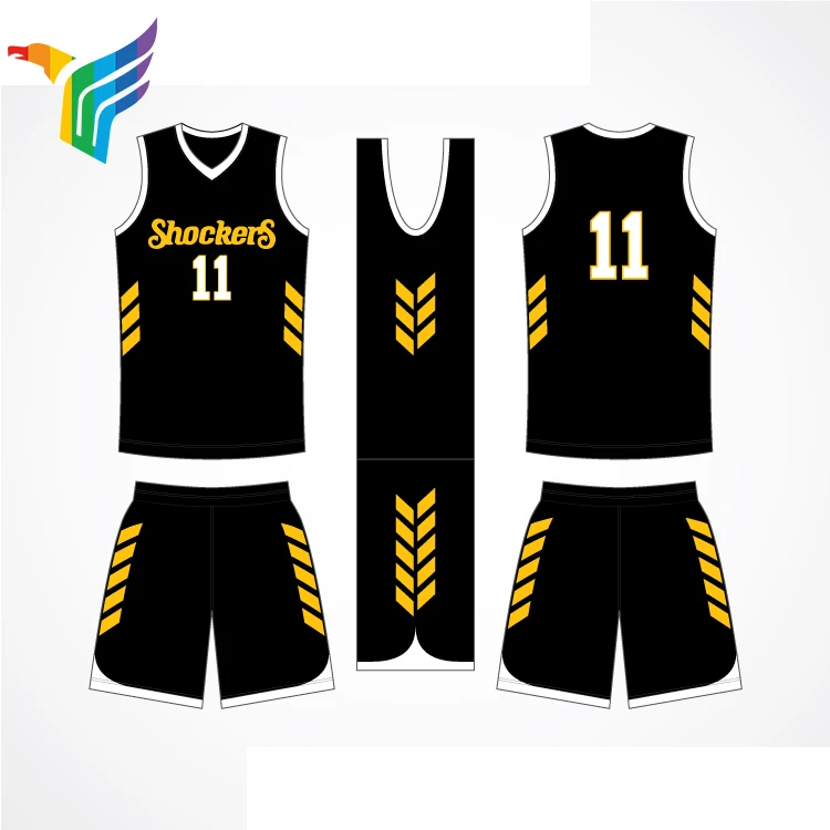 Sprinklecart Unisex Custom Sublimated Basketball Jersey - Black