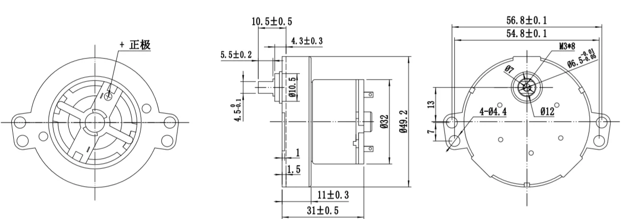 Dc Low Speed Spur Gear Motor - Buy Dc Low Speed Gear Motor,Low Speed ...