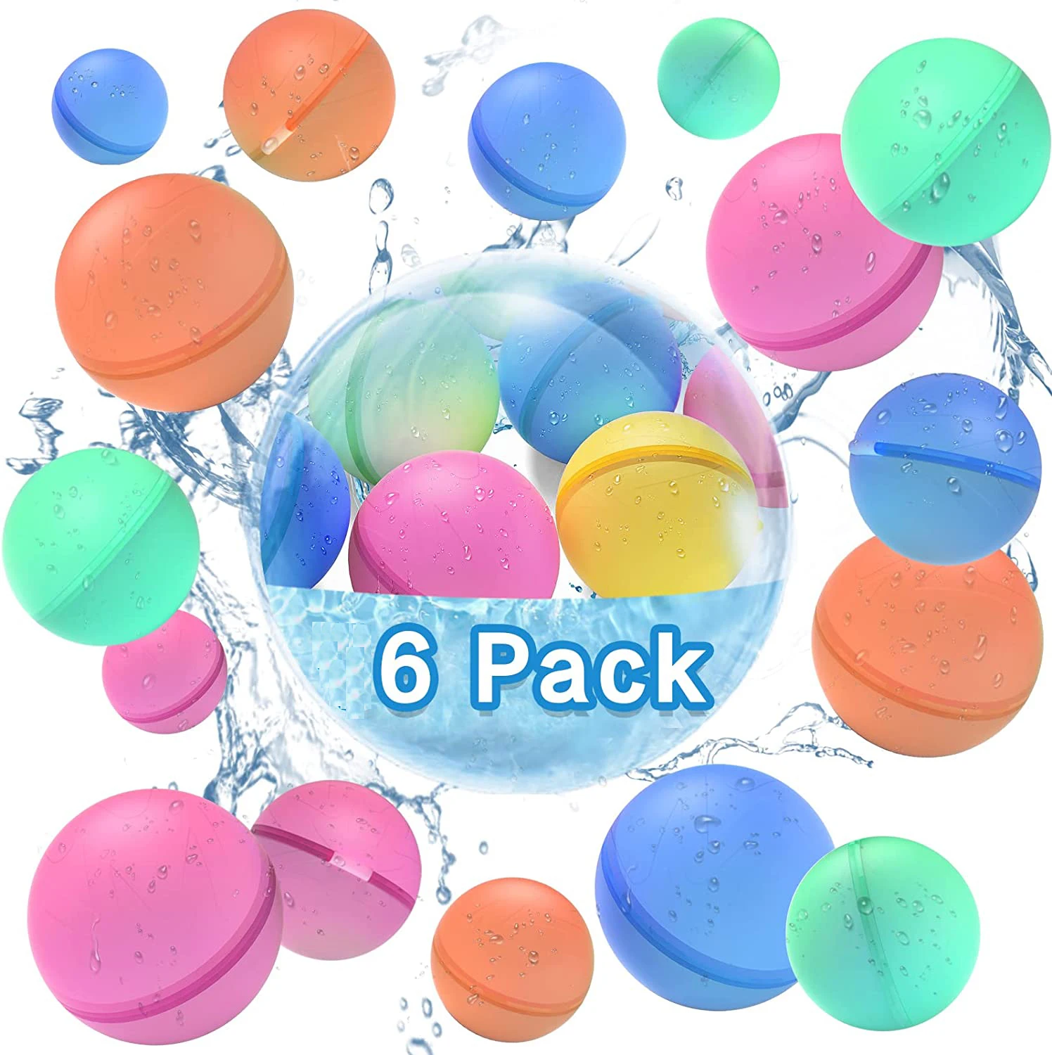 2023 Magic Reusable Silicone Splash Water Balloons Balls Bomb