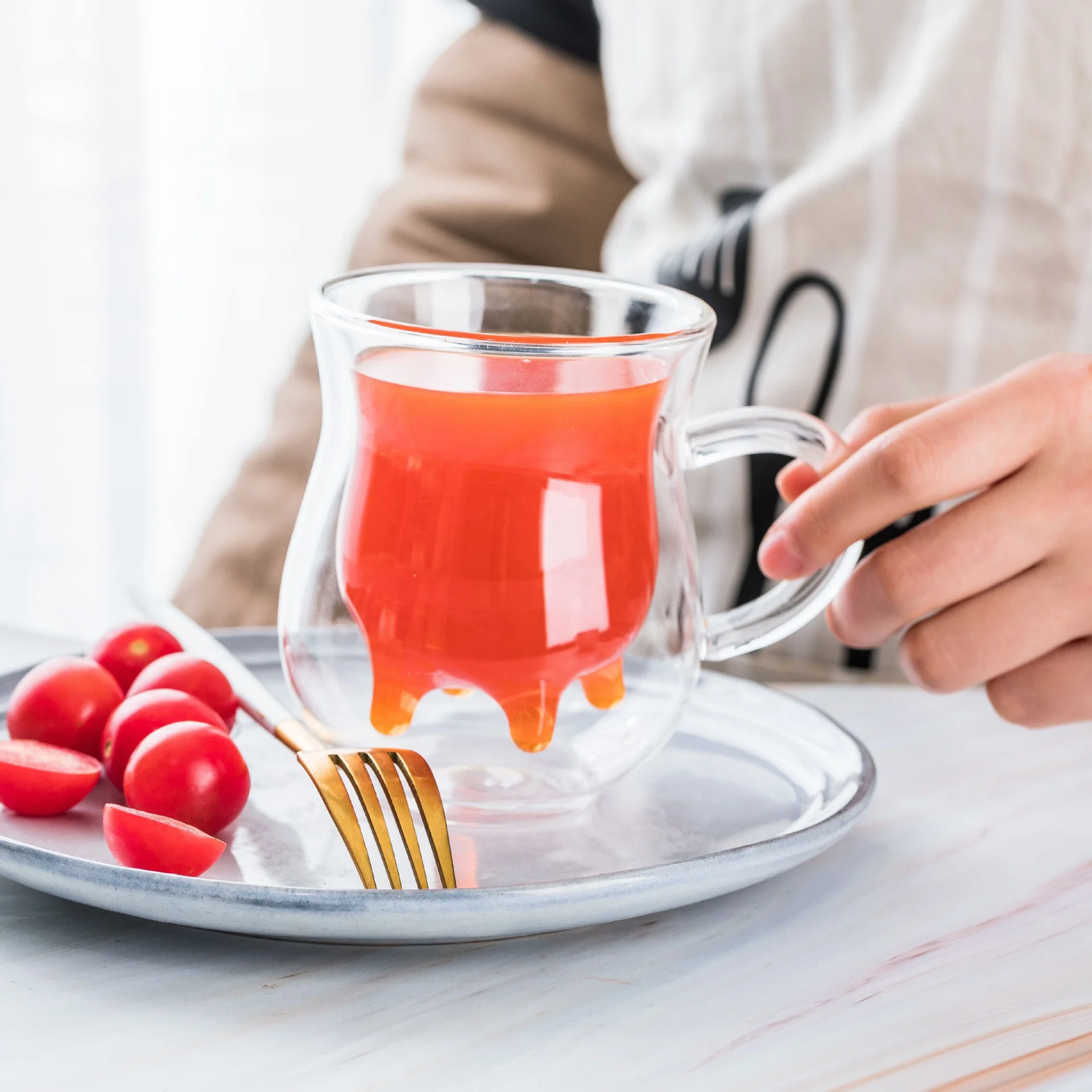 Tasse en forme de vache publicitaire personnalisé