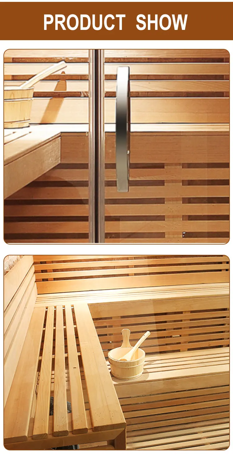 Photo inspiration: Fresh Look at Wooden Traditional Sauna And Steam Room For Home Use Indoor