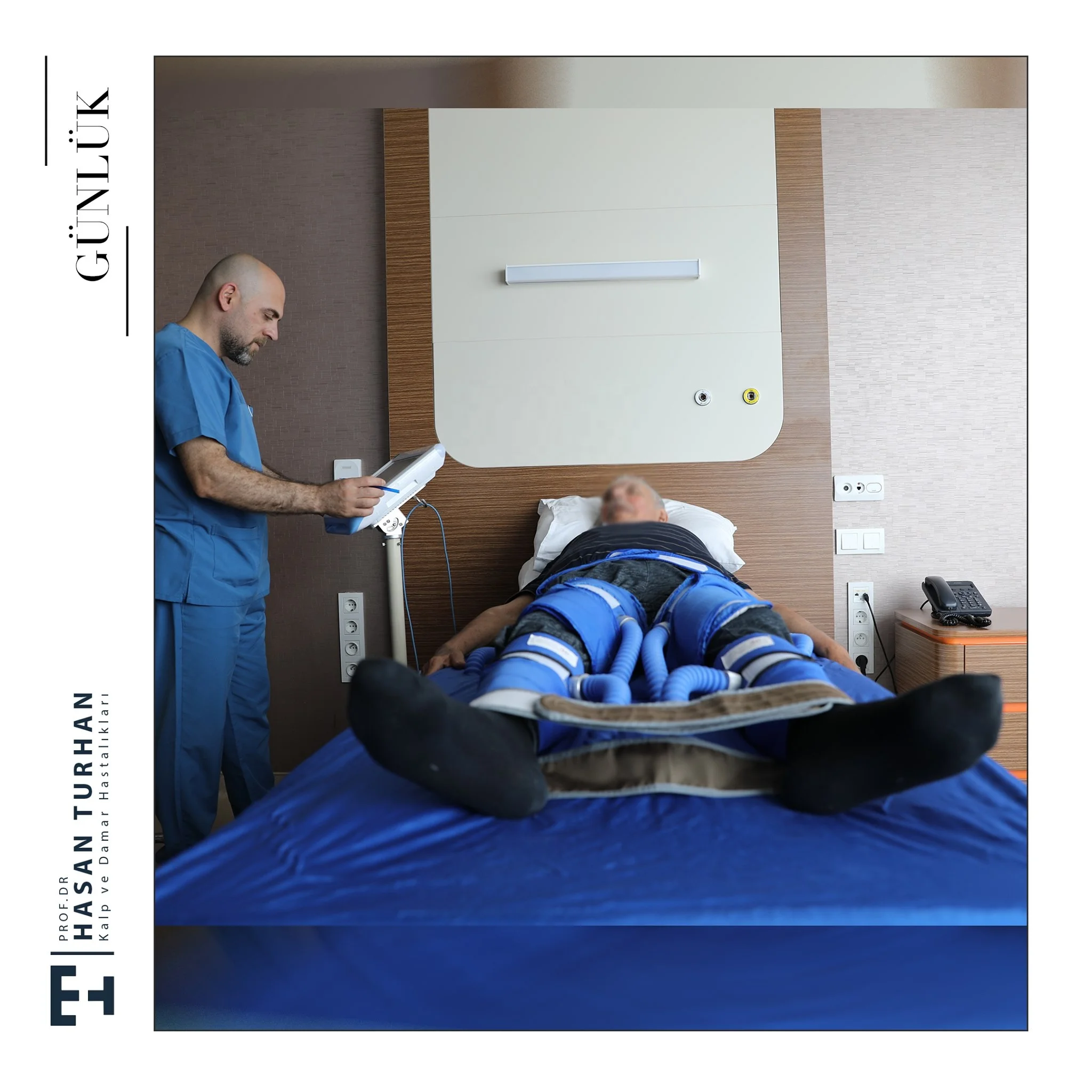 External Counterpulsation (ECP or EECP) Medical Device  for Chest Pain and Coronary Calcium Avoid Bypass Surgery