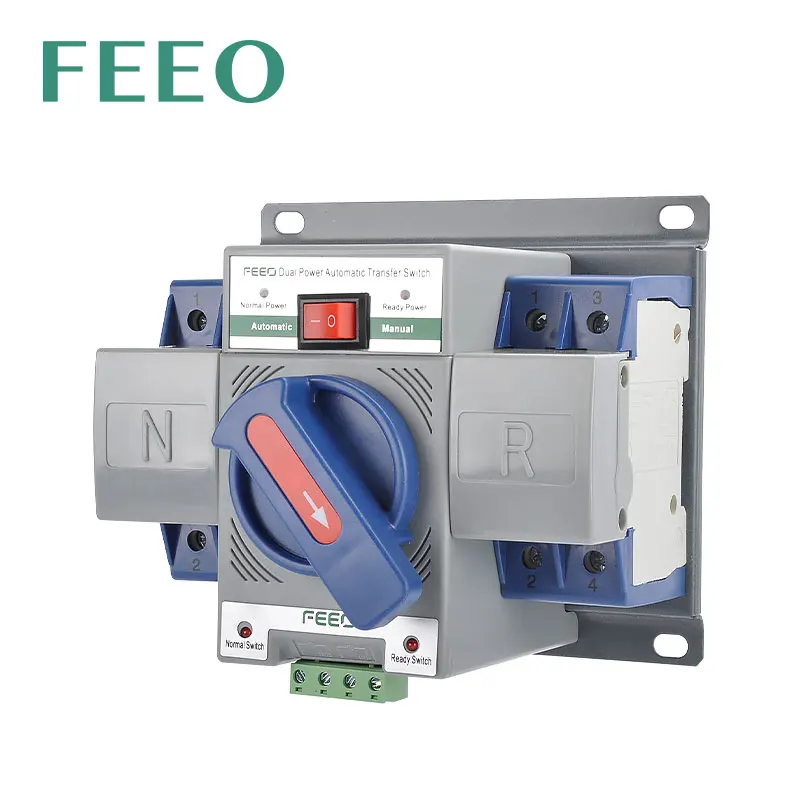 ATS Controller 2P 3P 4-Phase Electrical Changeover Switch CB Type