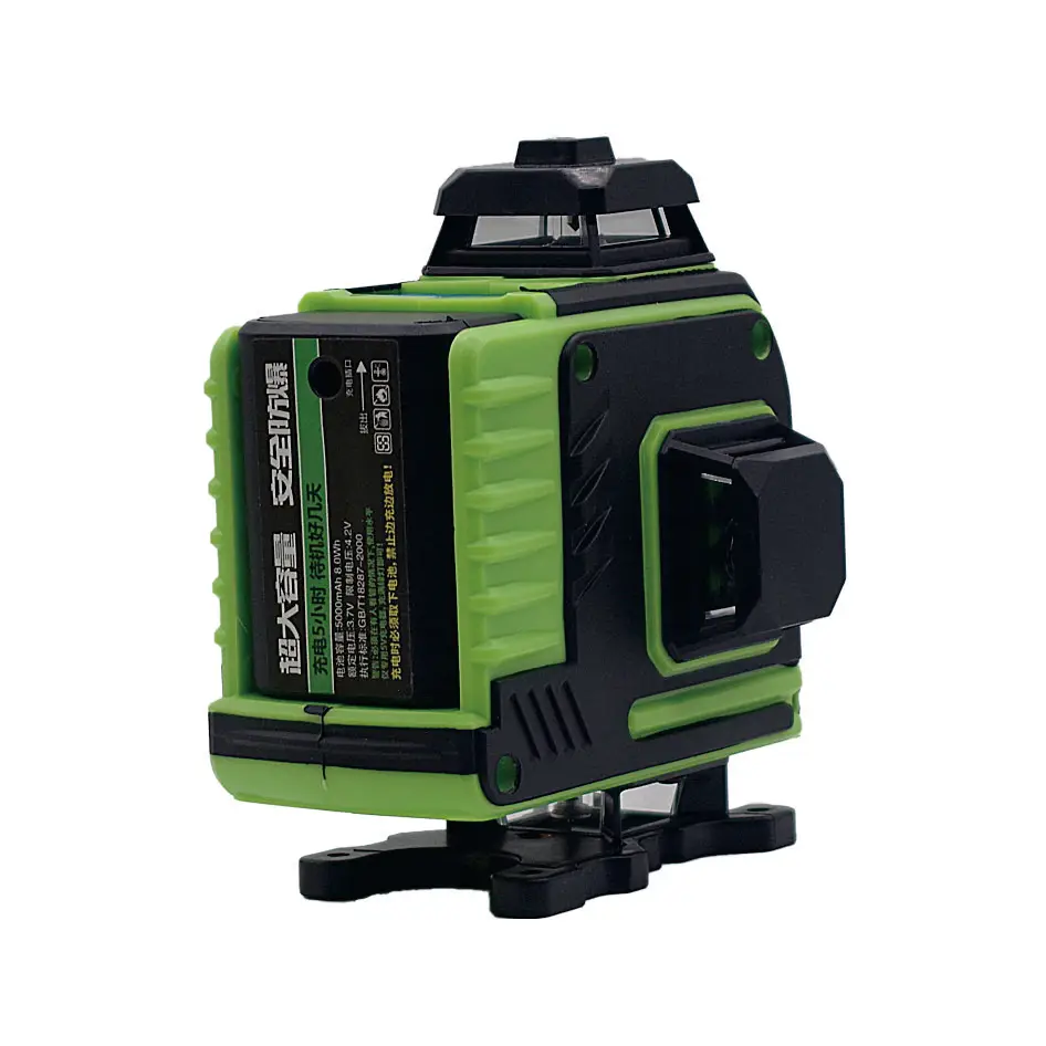 Laser Level Kaiweets KT360A 3 x 360 Line Self Leveling Laser with 2 Batteries - Working 40Hrs