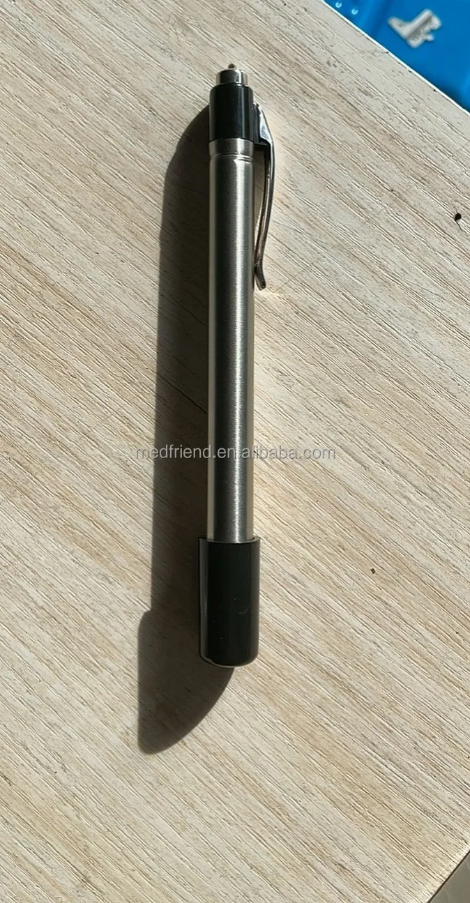 Factory Price Reusable Ss Cobalt Blue Penlight Torch For Clinics Ce