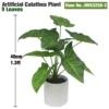 Pianta Artificiale di Calathea 40 cm 1,3 ft 9 Foglie