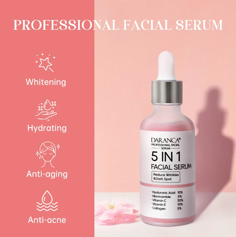 5 In 1 Serum Hyaluronic Acid Serum Facial Whitening Vitamin C