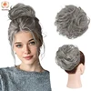 Bun de pelo negro grayish