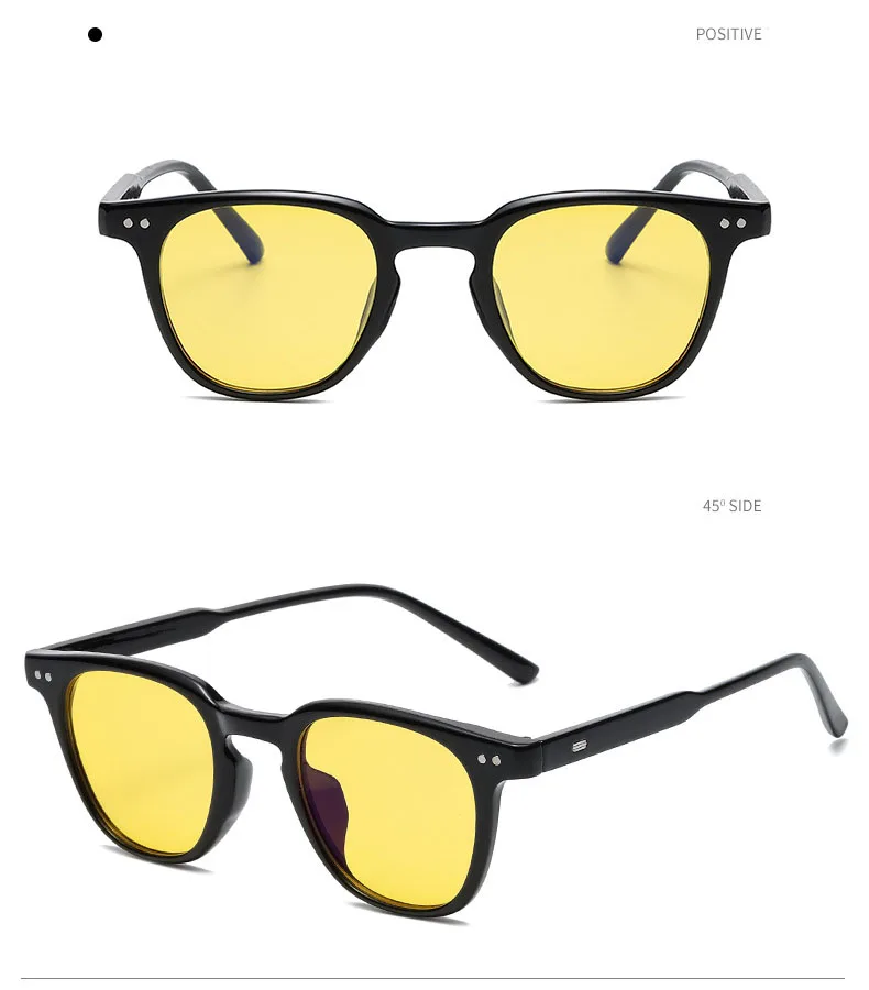 Montures de lunettes optiques pour hommes, très populaires, avec filtre anti-lumière bleue et motif uni._voghion.com