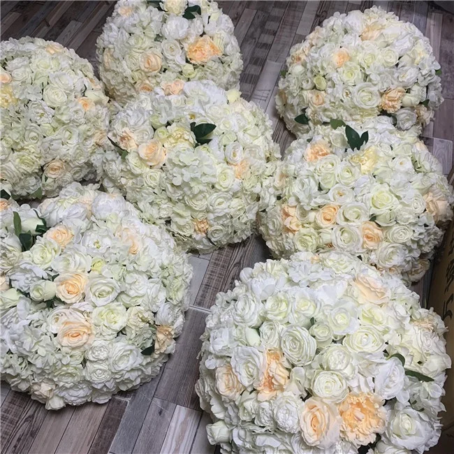 Qslhk110 Artificial Flower Balls Wedding Table Centerpieces Factory
