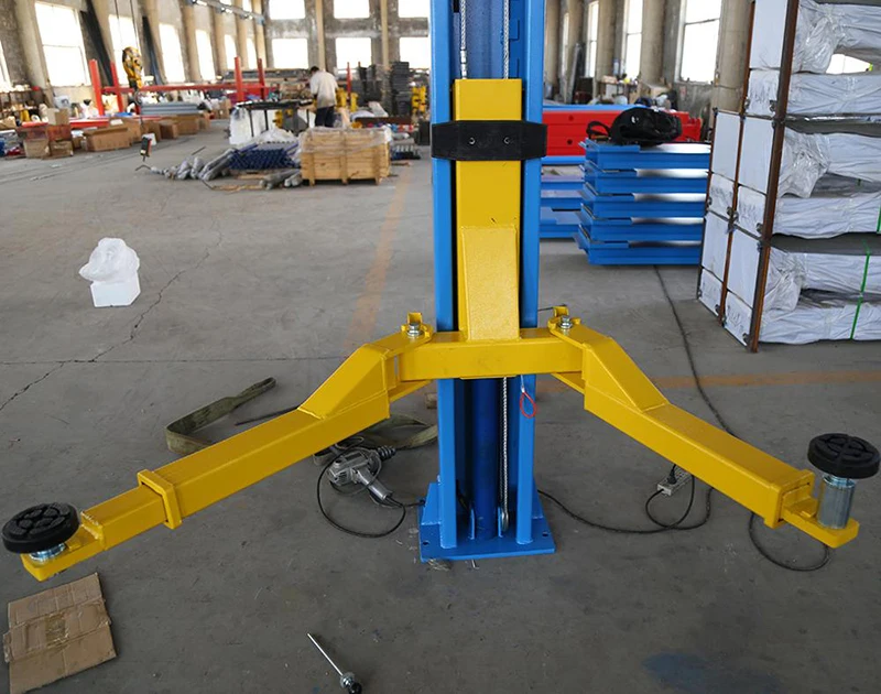 4000kg 2 Post Base Plate Car Lifter Auto Hoist Hydraulic Car Lift For