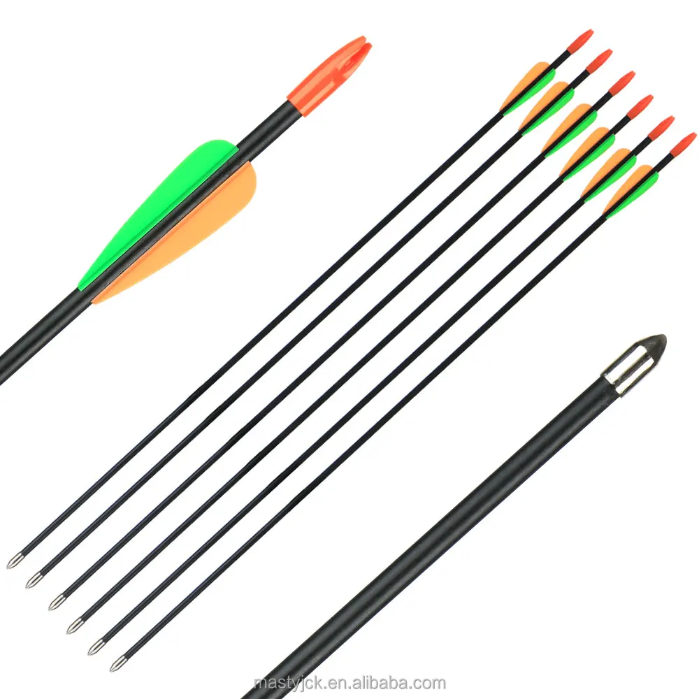 Details about   28"-31.5" Archery Fiberglass Arrows Hunting Target Practise  for bows Shooting 