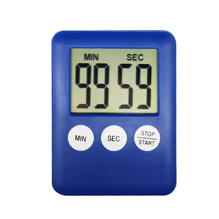 Hot Sale LCD Digital Countdown Timer Home Kitchen Tools Thin Square Refrigerator Magnetic Large