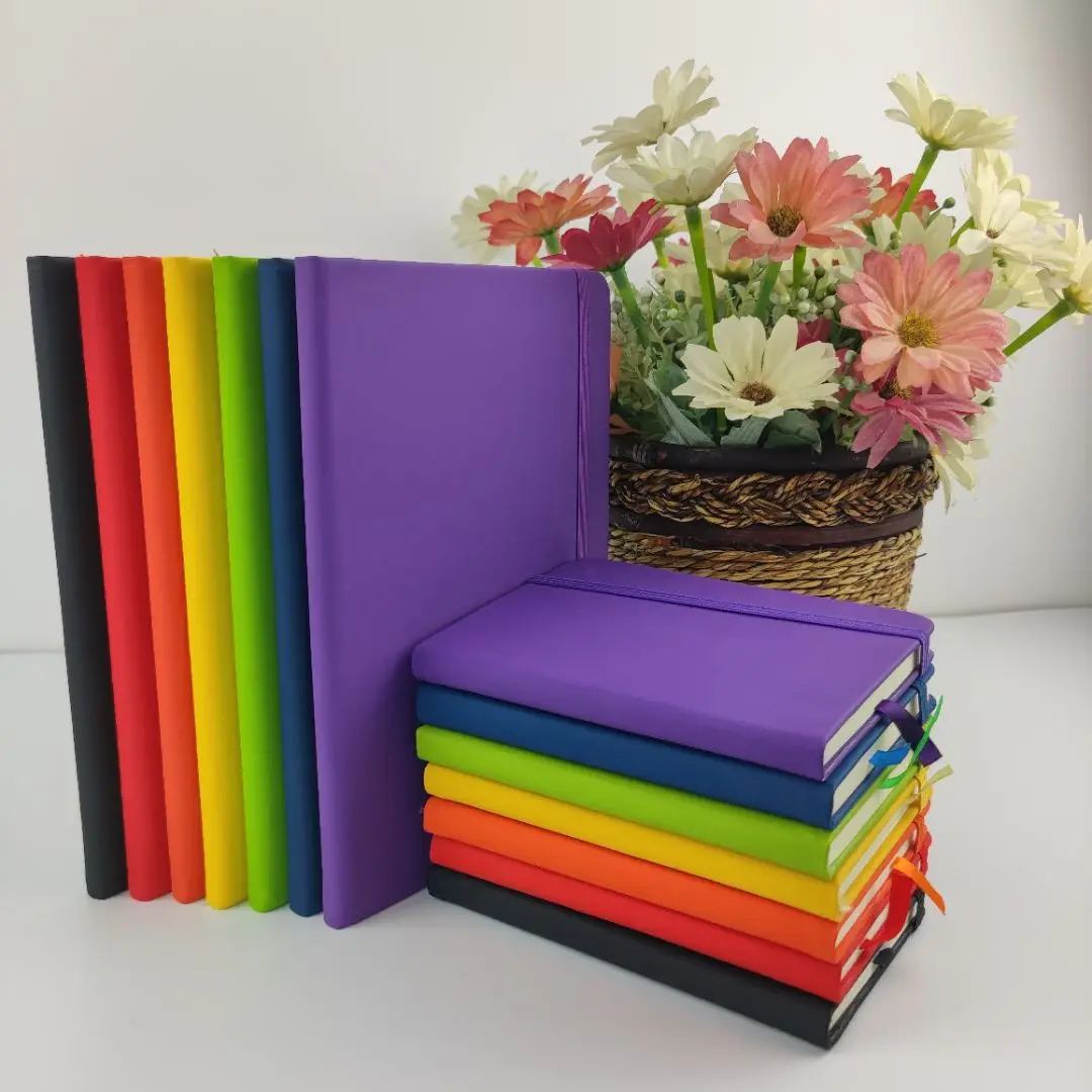 Wholesale A5 Notebook Planner Pu Leather Binding Diary Notebook Binder