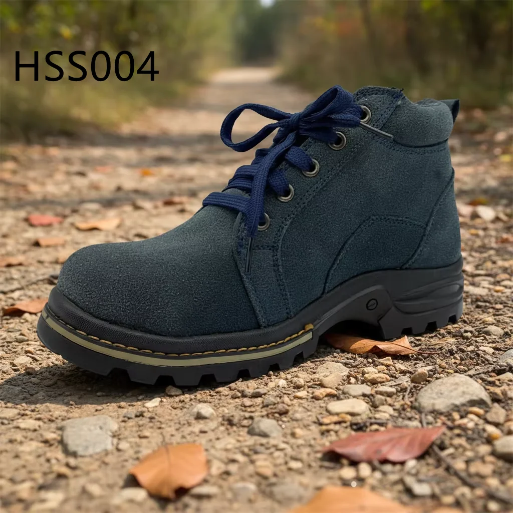 HY,England Market Workout Using Blue Anti Kick-Toe Protection Hiking Boots Factory Output Tight Grip Outsole Rescue Shoes HSS003