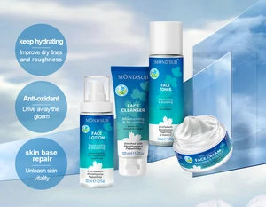 Private Label Korean Organic Moisturizing Rejuvenate Facial Skin Care Sets (new) Set Cleanser Toner Lotion Cream Cleanser Custom