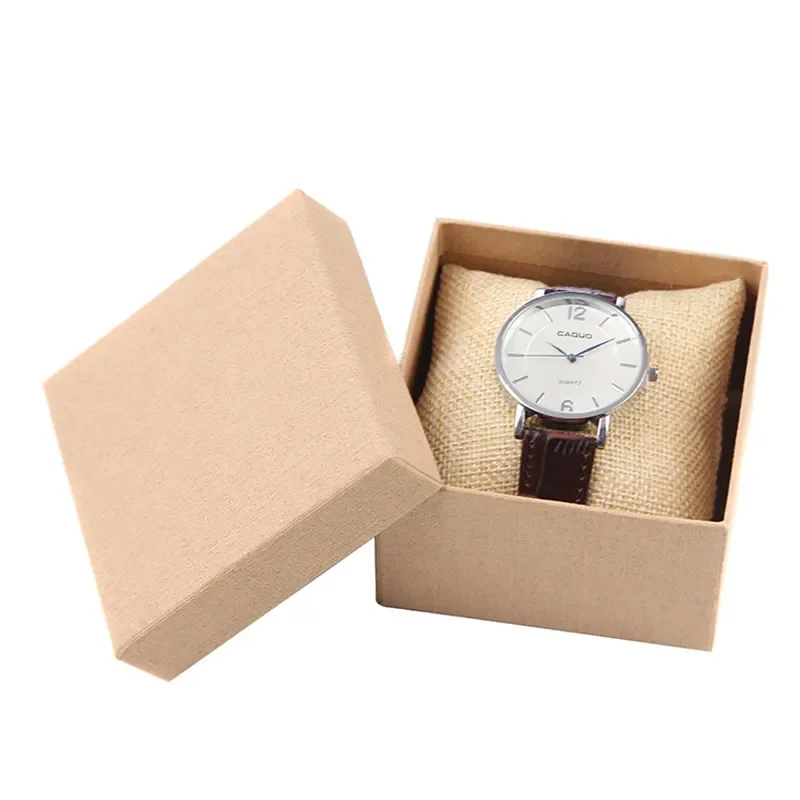Custom Logo Cardboard Paper Packaging Colorful Wrist Watch Box with Matt Lamination Embossing UV Coating for Gift Watches